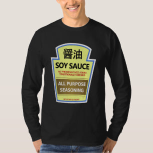 T-shirts de costume paresseux Bouteille de sauce s