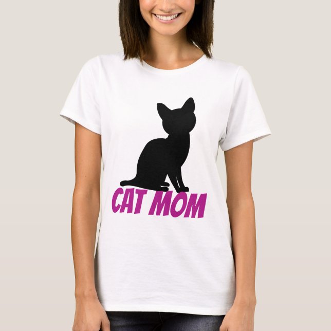 T-SHIRTS DE CUISINE CAT MOM (Devant)