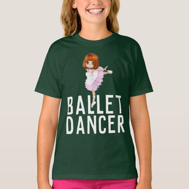 T-SHIRTS DE DANSEUSE DE BALLET (Devant)