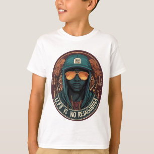 T-shirts de design de visage imprimés pour enfants