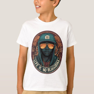 T-shirts de design de visage imprimés pour enfants