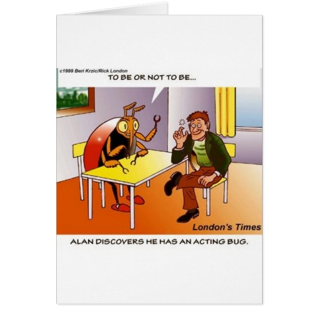 T-shirts de dessins animés drôles de bug jouant Ca (Devant)