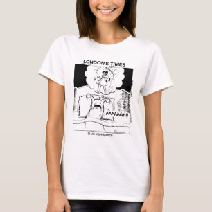 T-shirts de dessins humoristiques du Times de Lond