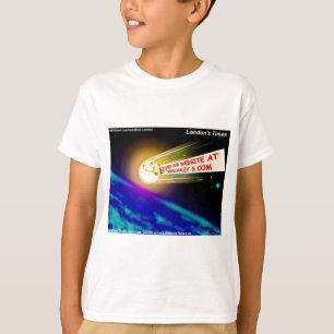 T-shirts de dessins humoristiques du Times de Lond
