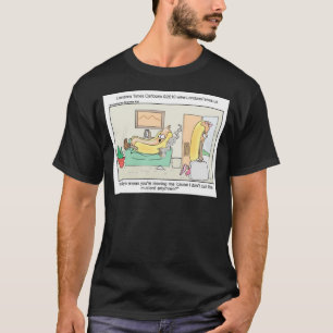T-shirts de dessins humoristiques du Times de Lond