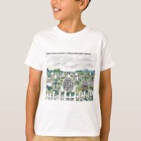 T-shirts de dessins humoristiques du Times de Lond