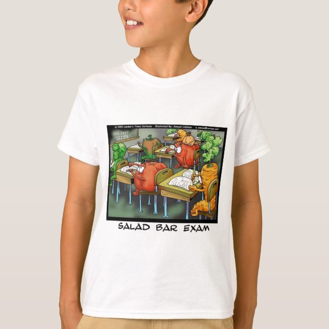 T-shirts de dessins humoristiques du Times de Lond (Devant)