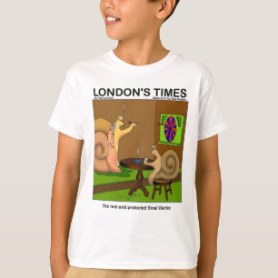 T-shirts de dessins humoristiques du Times de Lond
