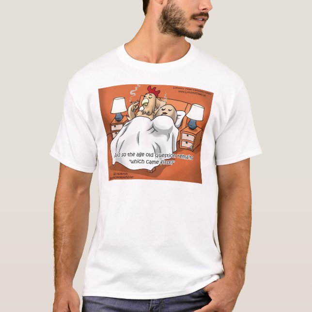 T-shirts de dessins humoristiques du Times de Lond (Devant)