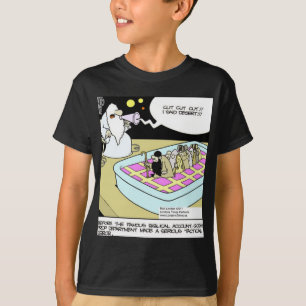 T-shirts de dessins humoristiques du Times de Lond
