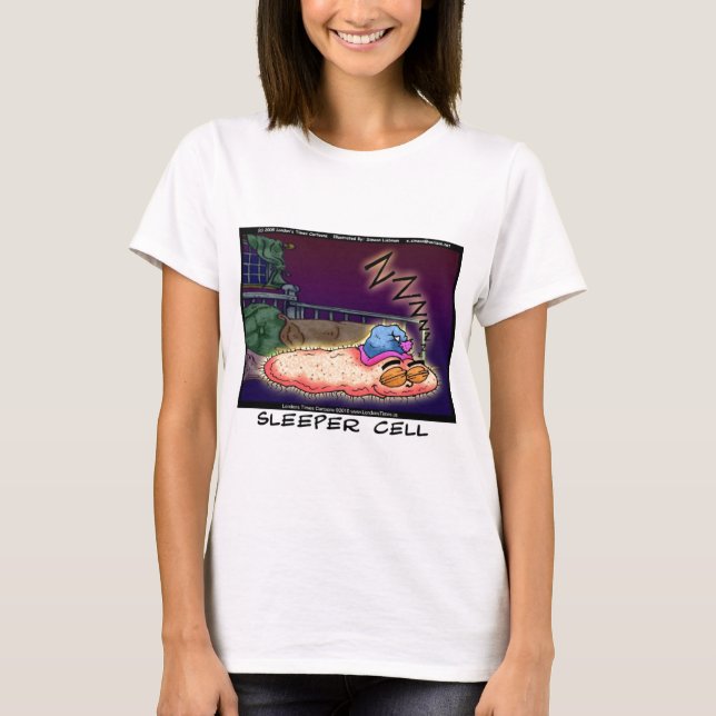 T-shirts de dessins humoristiques du Times de Lond (Devant)