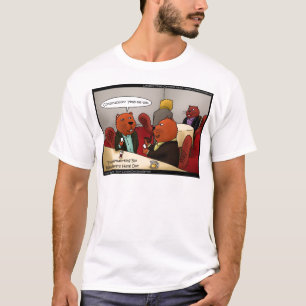 T-shirts de dessins humoristiques du Times de Lond