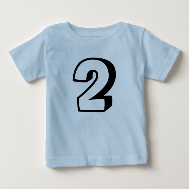 T-shirts de deux (2) ans pour bébé (Devant)