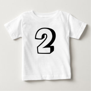 T-shirts de deux (2) ans pour bébé