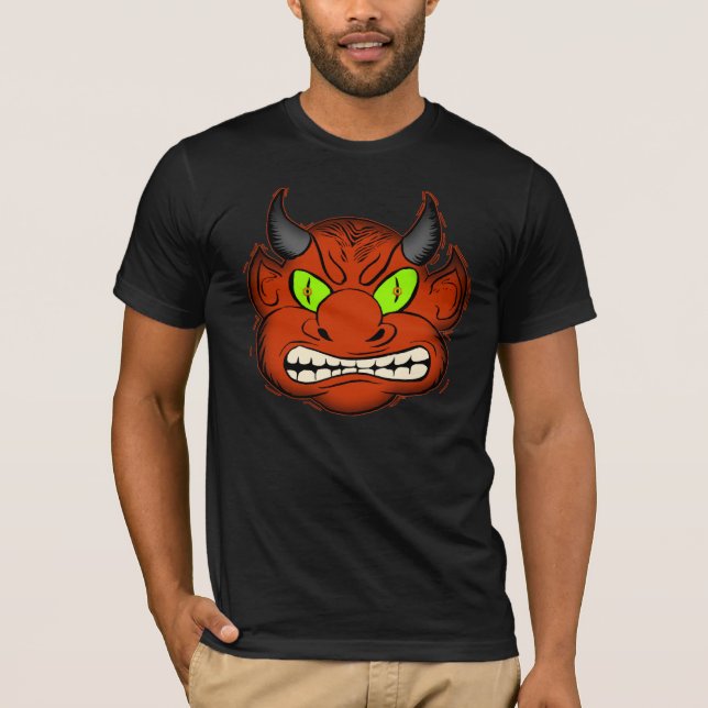 T-shirts de diable de Halloween (Devant)