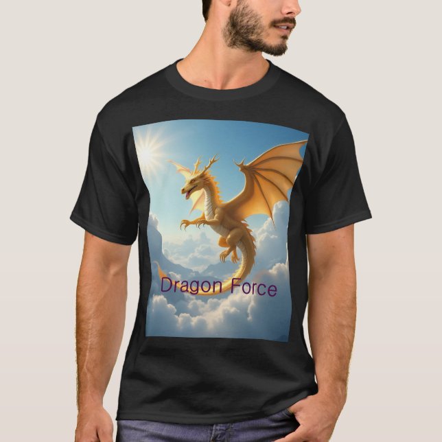t-shirts de dragon (Devant)