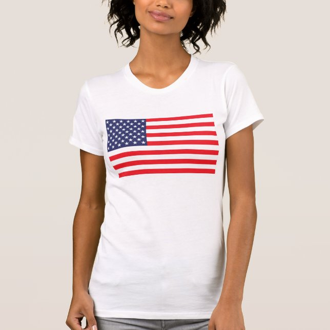 T-shirts de drapeau des USA (Devant)