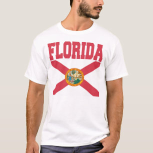 T-shirts de drapeau d'état de la Floride