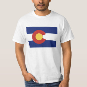 T-shirts de drapeau d'état du Colorado