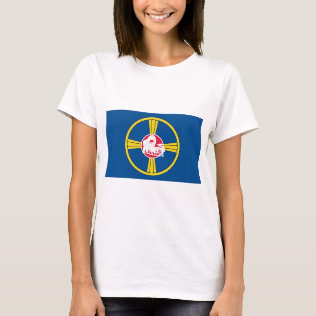 T-shirts de drapeau d'Omaha (Devant)