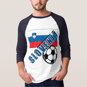 T-shirts de fan de foot du monde de la SLOVÉNIE