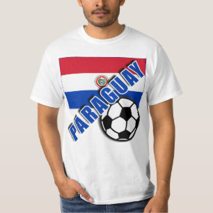 T-shirts de fan de foot du monde du PARAGUAY