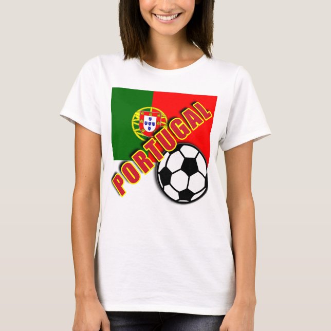 T-shirts de fan de foot du monde du PORTUGAL (Devant)