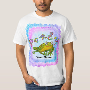 T-shirts de fête d'anniversaire de grenouilles