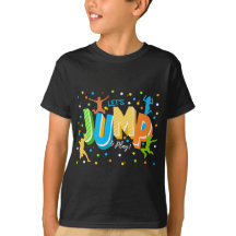 T-shirts de fête d'anniversaire pour garçons Jump