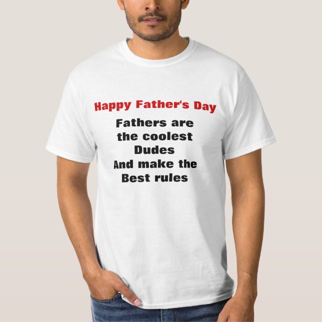 T-shirts de fête des pères des mecs les plus cool (Devant)