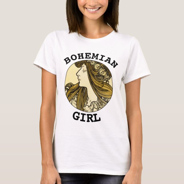 T-SHIRTS DE FILLE BOHÉMIENNE (Devant)