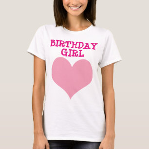 T-shirts de FILLE d'ANNIVERSAIRE