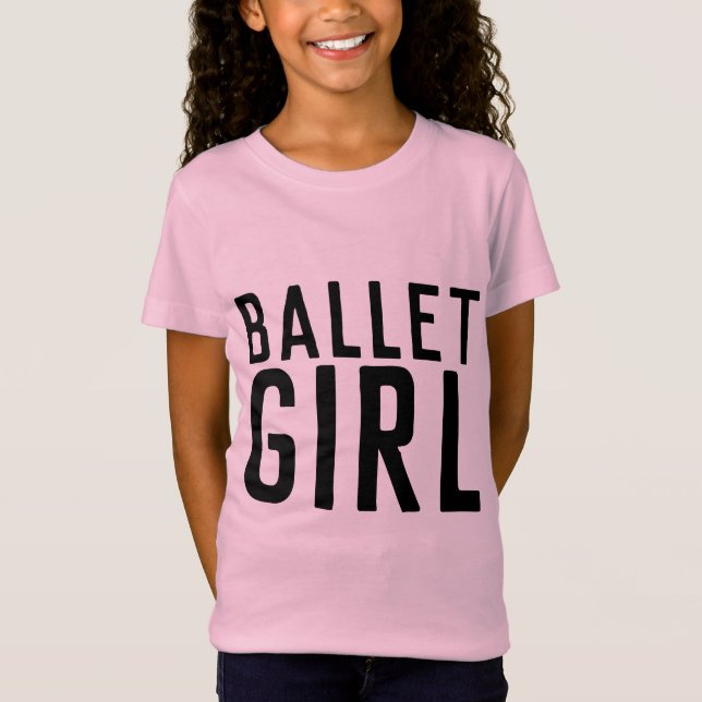 T-SHIRTS DE FILLE DE BALLET (Devant)