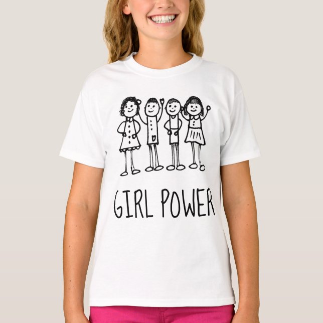T-shirts de filles POWER POWER (Devant)