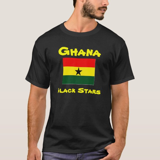 T-shirts de football ghanéens (Devant)