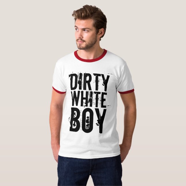 T-SHIRTS DE GARÇON BLANC les années 70/80s (Devant entier)