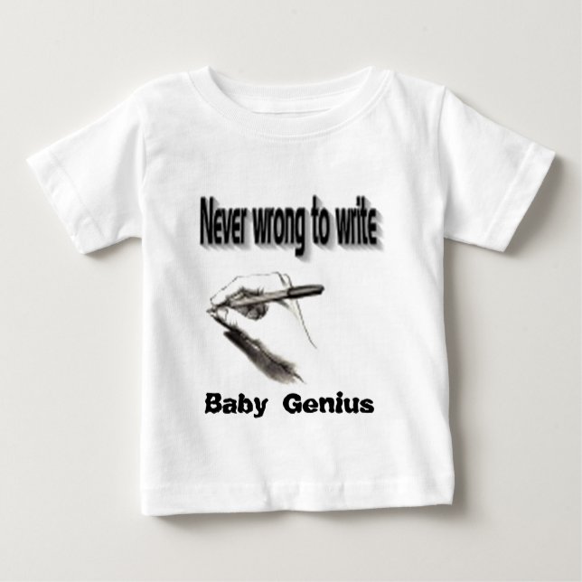 T-shirts de génie de bébé (Devant)