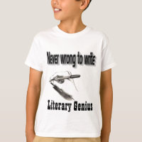 t-shirts de génie littéraire