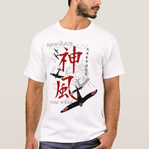 T-shirts de Japonais de kamikaze