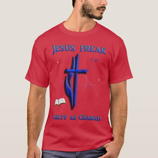 T-shirts de Jésus freak (Devant)