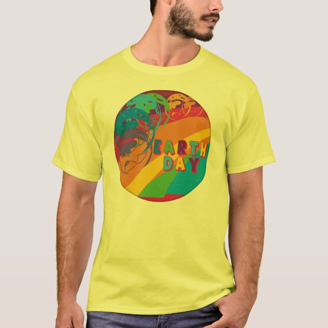 T-shirts de jour de la terre (Devant)