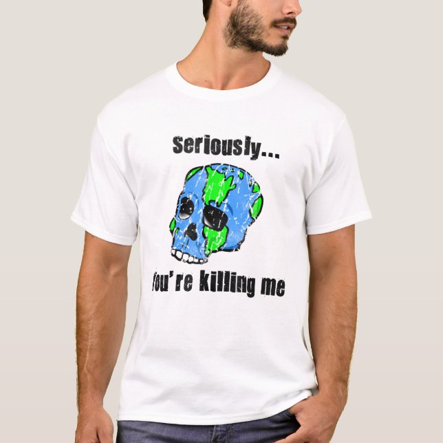 T-shirts de jour de la terre (Devant)