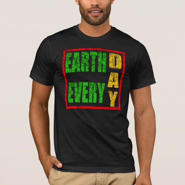 T-shirts de jour de la terre (Devant)