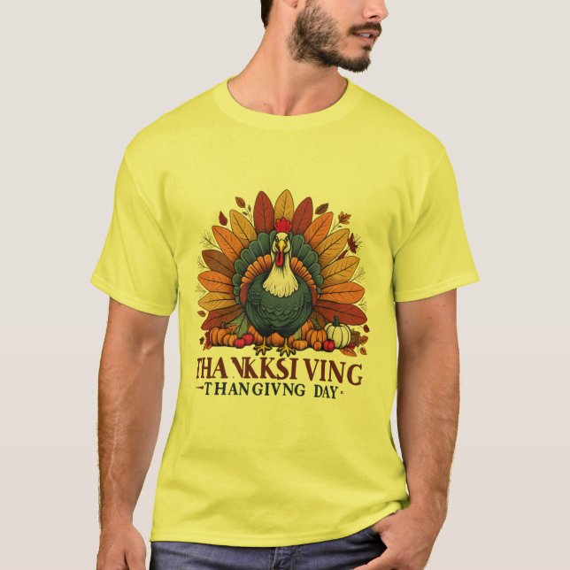 T-Shirts De Jour De Thanksgiving Qui Font Des Cade (Devant)