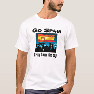 T-shirts de la coupe du monde de football espagnol