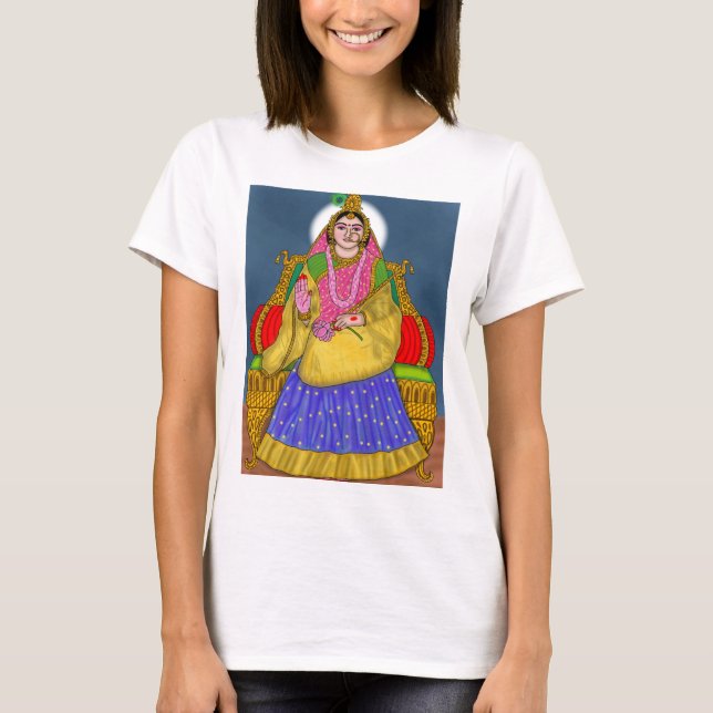T-Shirts de la déesse Radha (Devant)