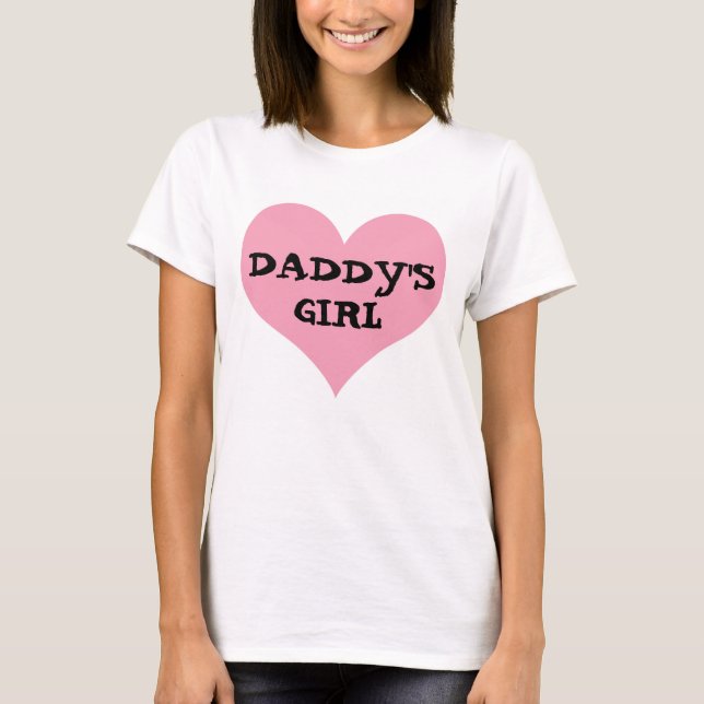 T-shirts de la FILLE du PAPA (Devant)