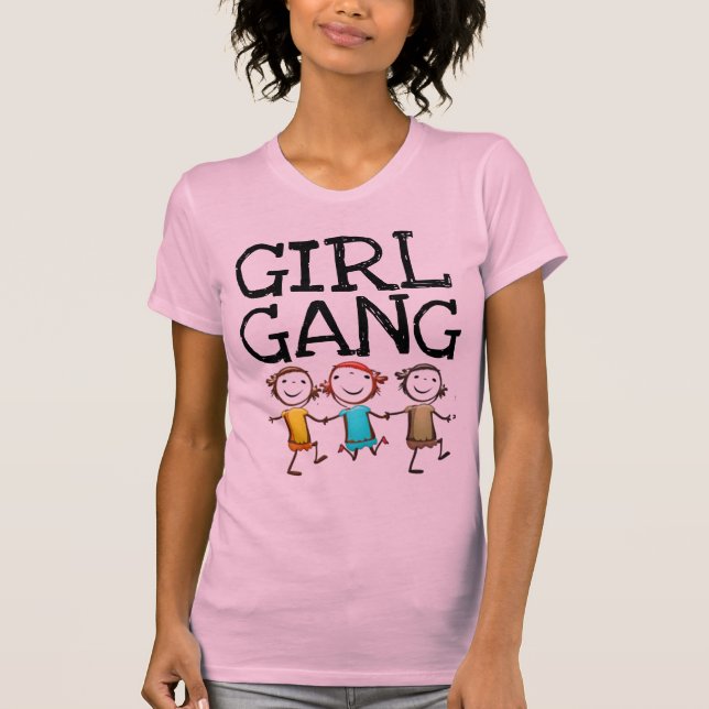 T-SHIRTS DE LA FILLE GANG (Devant)