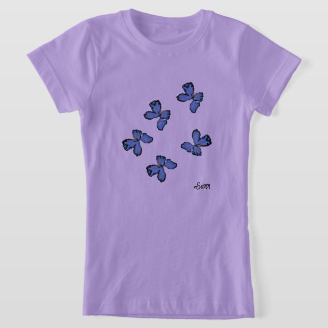 T-shirts de la fille : L'amour d'un papillon (Poser)