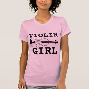 T-SHIRTS DE LA FILLE VIOLIN